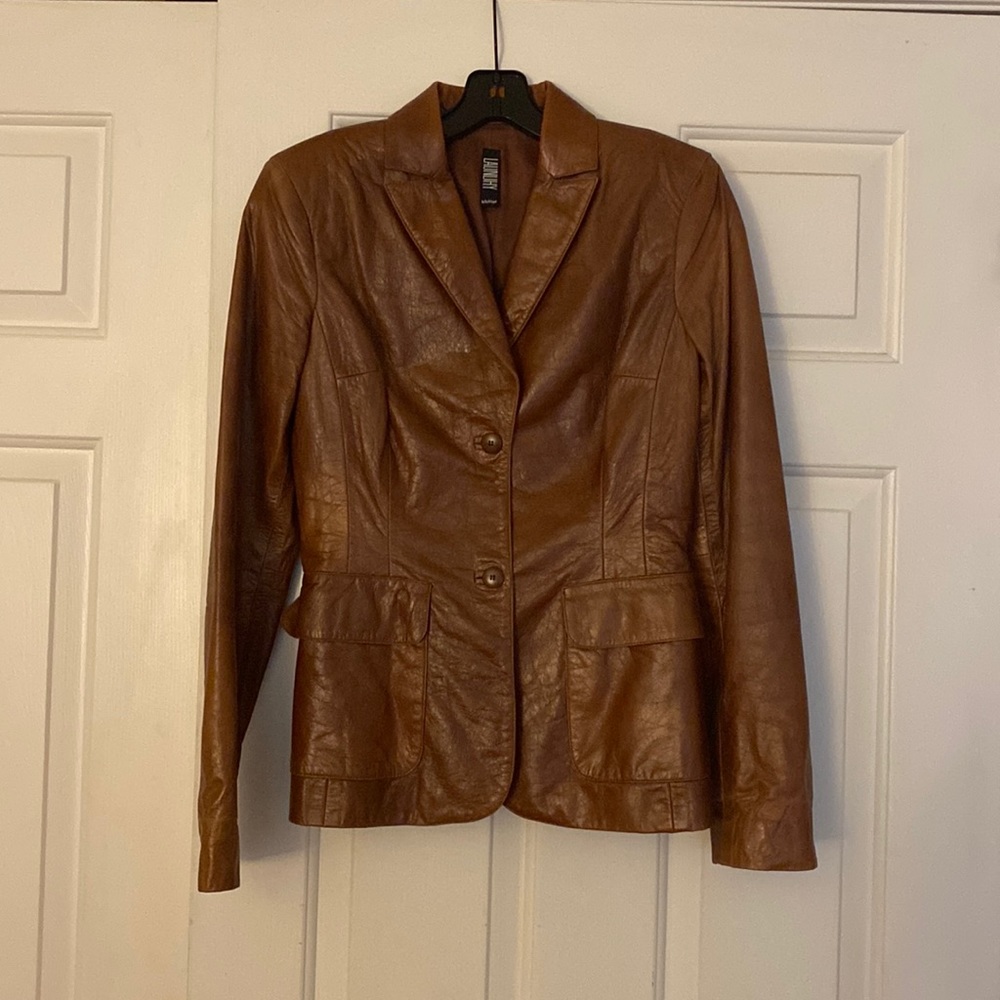 Vintage Laundry by Shelli Segal leather jacket